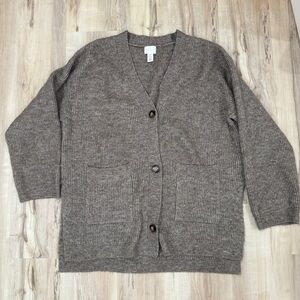 Cozy Brown Cardigan Sweater